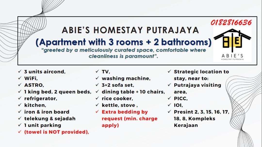 Abie'S Homestay Putrajaya Ngoại thất bức ảnh